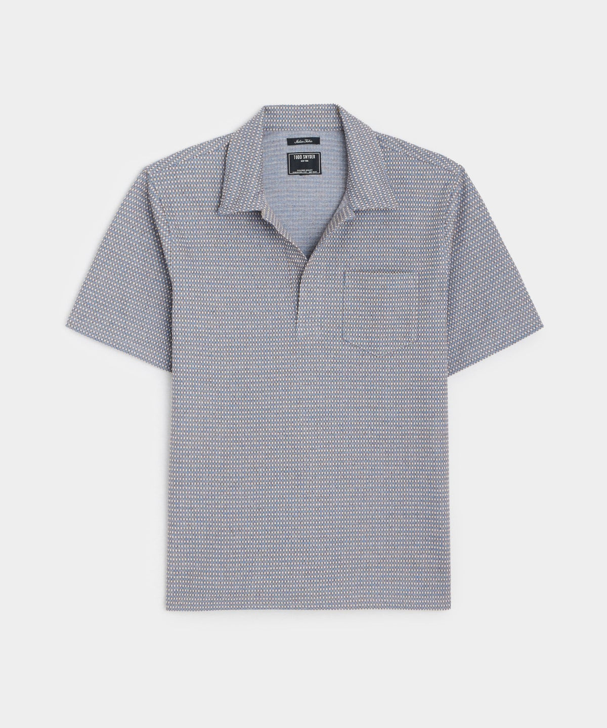 Jacquard Montauk Polo - Sail Blue