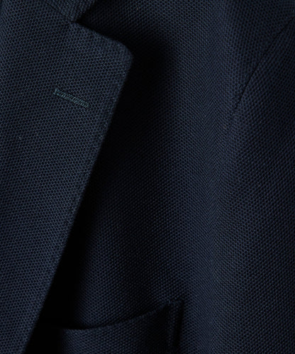 Italian Knit Sport Coat - Navy