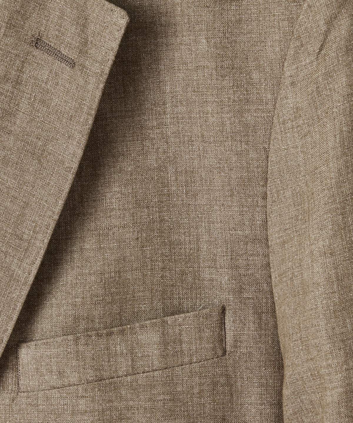 Italian Linen Sutton Jacket - Safari Tan|SAND