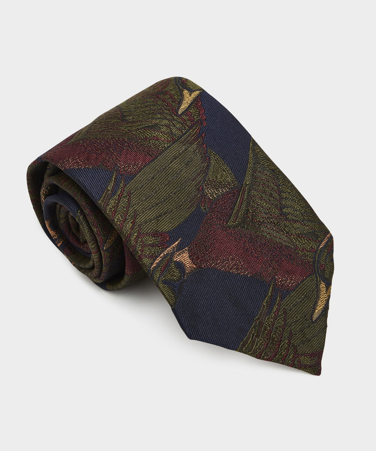 Italian Mallard Tie - Navy