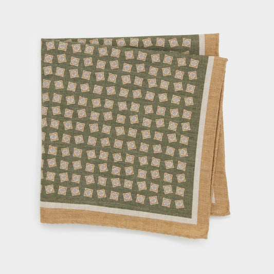 Italian Pocket Square - Brown
