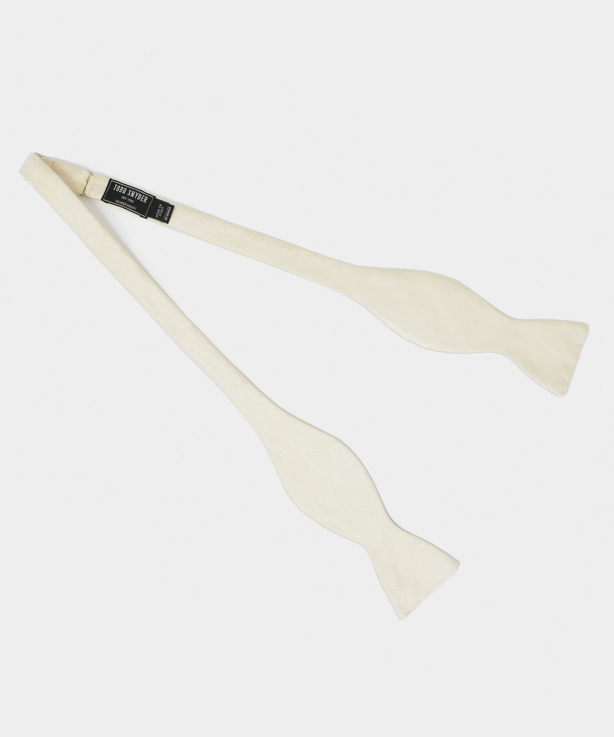 Italian Silk Bowtie - White