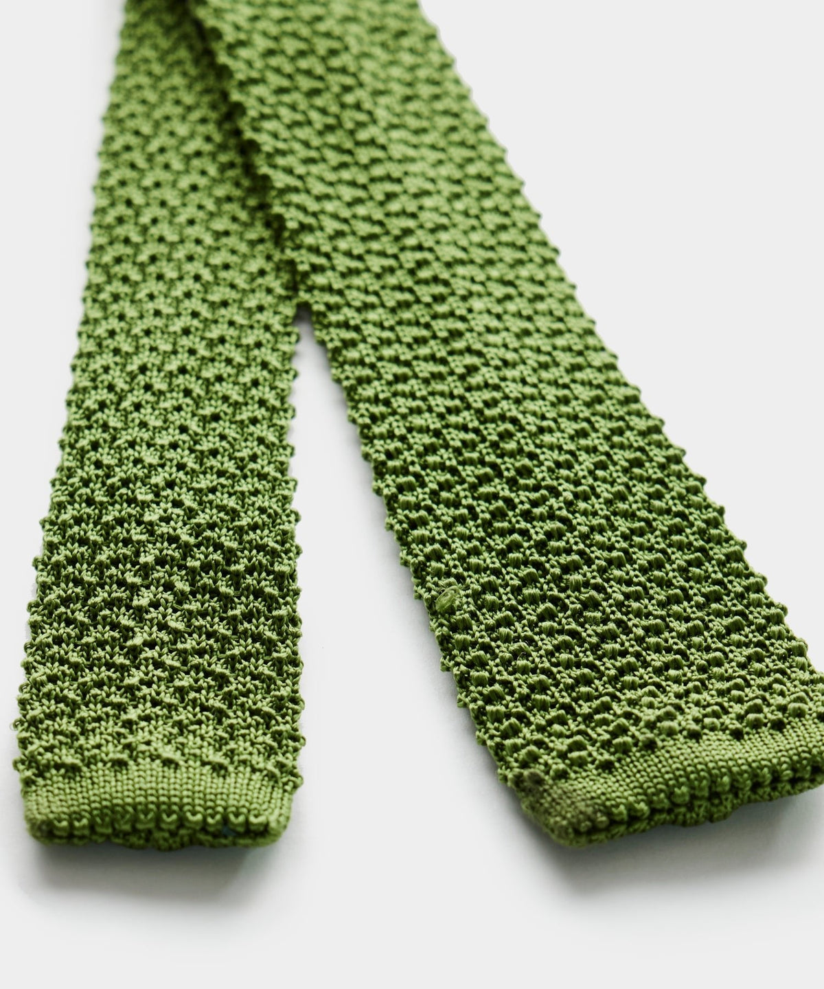 Italian Silk Knit Tie - Green