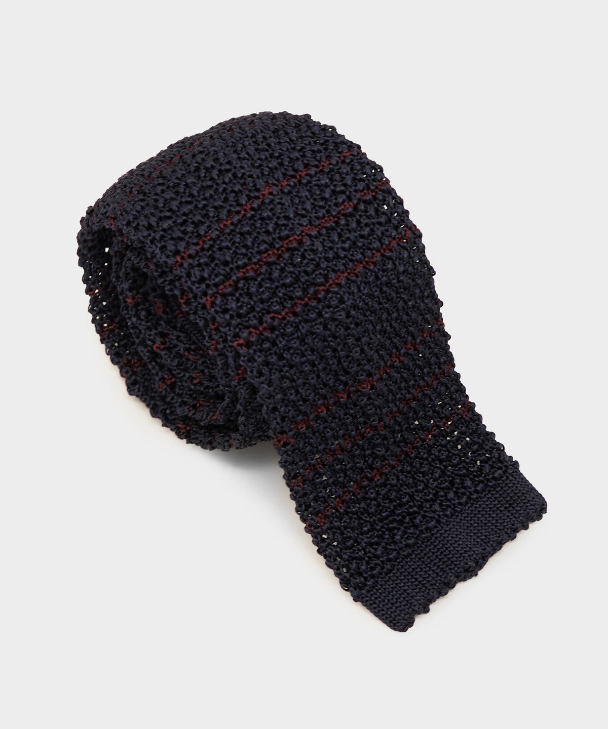 Italian Silk Knit Tie - Ivory
