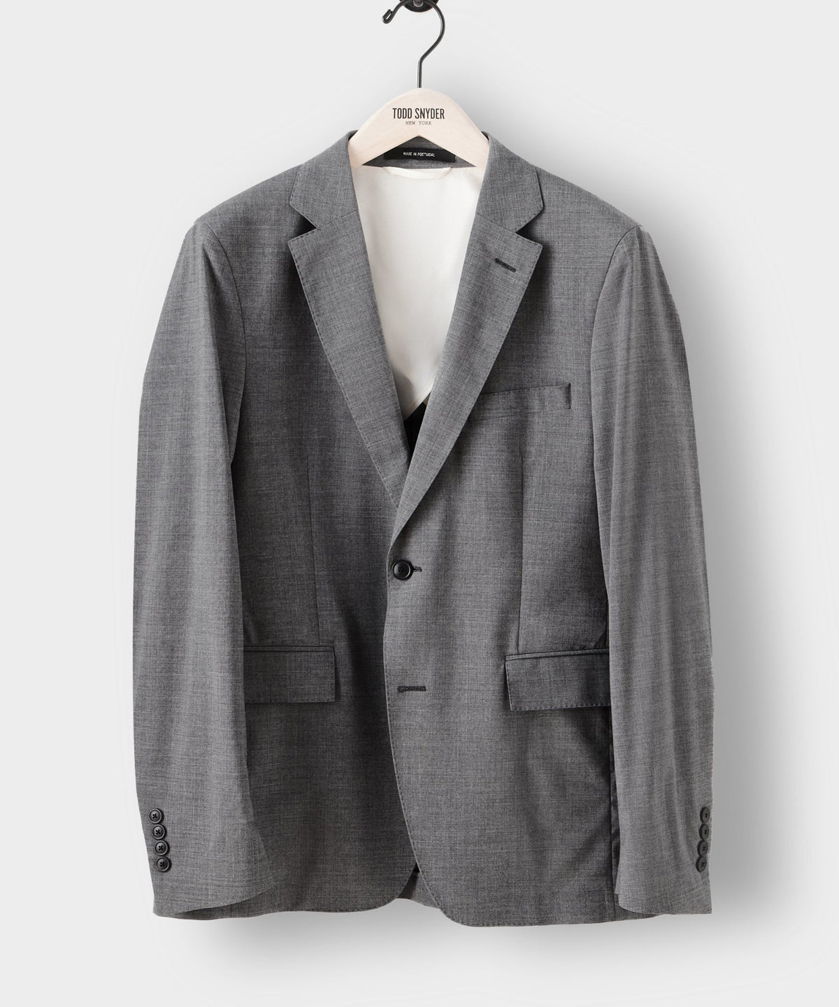 Italian Tropical Wool Sutton Jacket - Grey