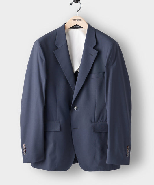 Italian Tropical Wool Sutton Jacket - Navy