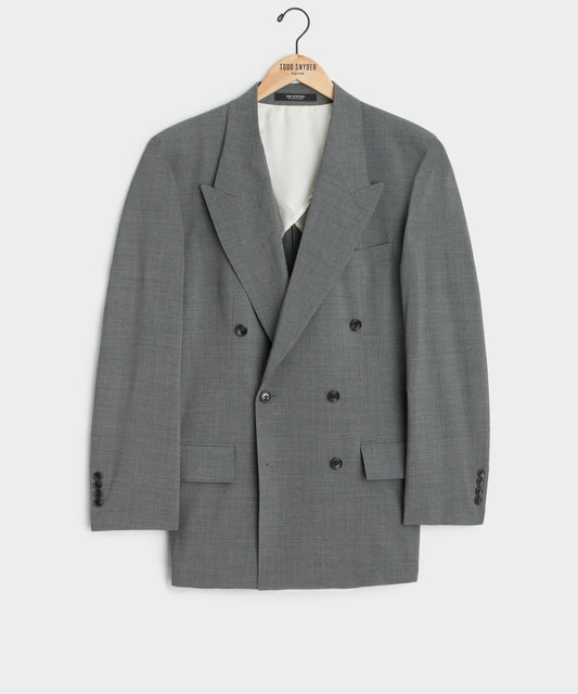 Italian Tropical Wool Wythe Jacket - Grey
