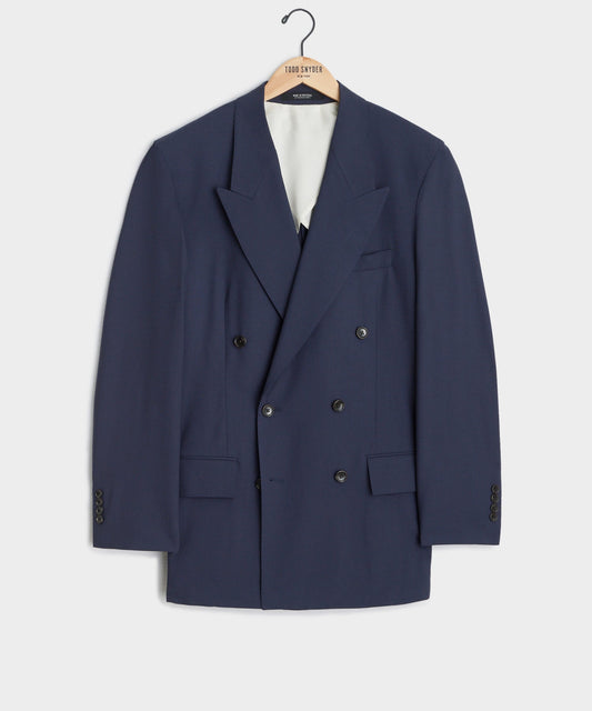 Italian Tropical Wool Wythe Jacket - Navy