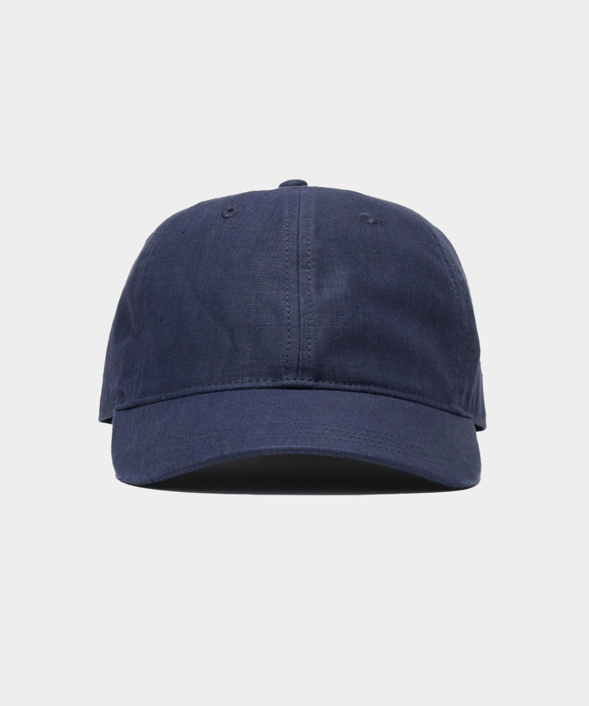 Linen Baseball Cap - Navy