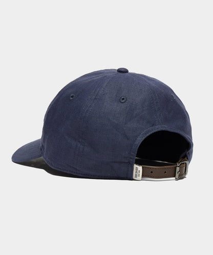 Linen Baseball Cap - Navy