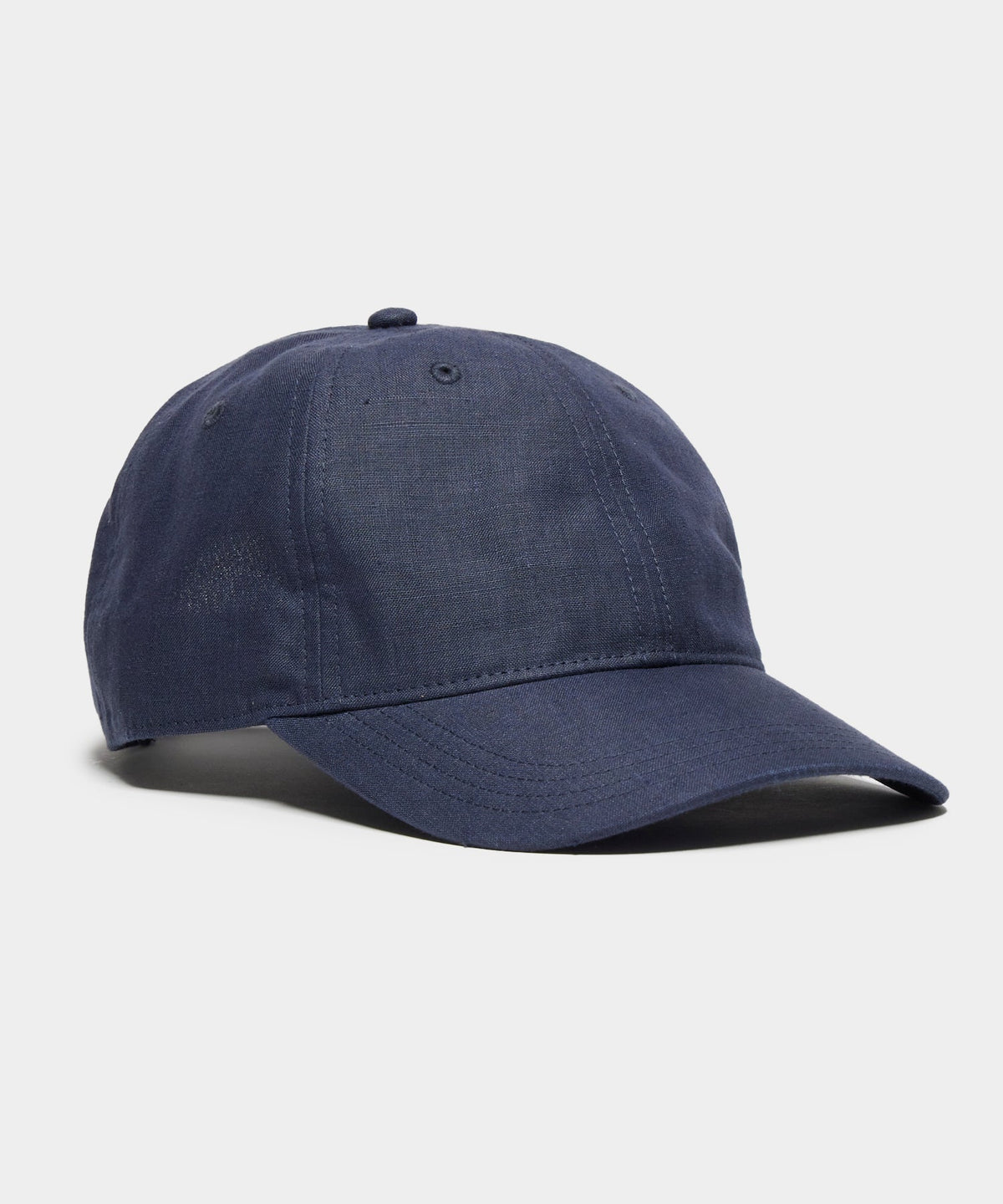 Linen Baseball Cap - Navy