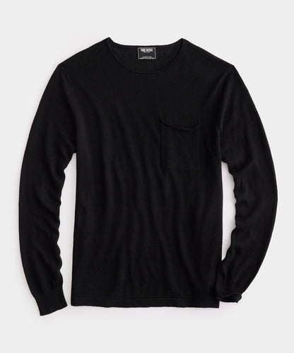 Linen Shore Sweater - Black