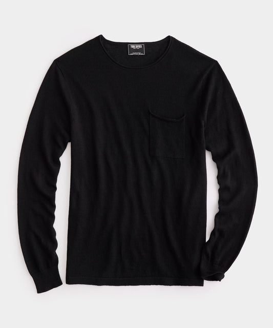 Linen Shore Sweater - Black