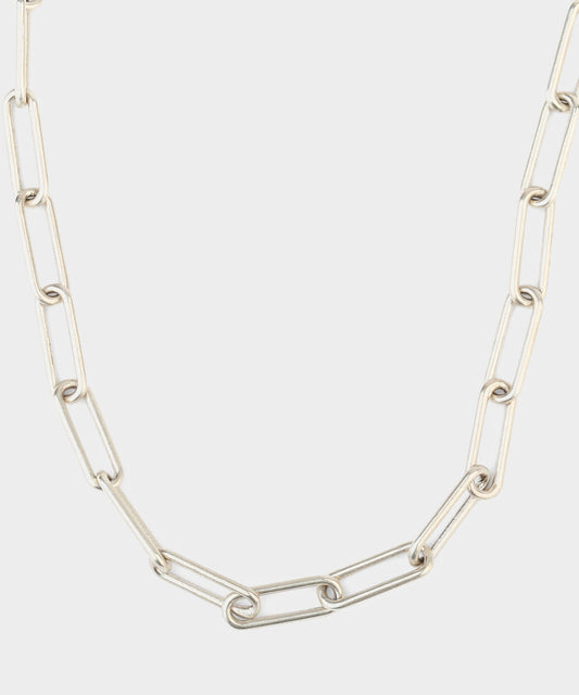 Maor Sterling Silver Ovalado Necklace - Silver