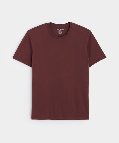 Made in L.A. Premium Jersey Tee - Classic Burgundy
