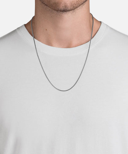 Miansai Sterling Silver Cuban Chain - Silver