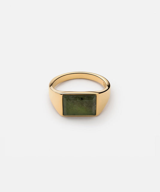 Miansai Lennox Ring Gold Vermeil - GOLD