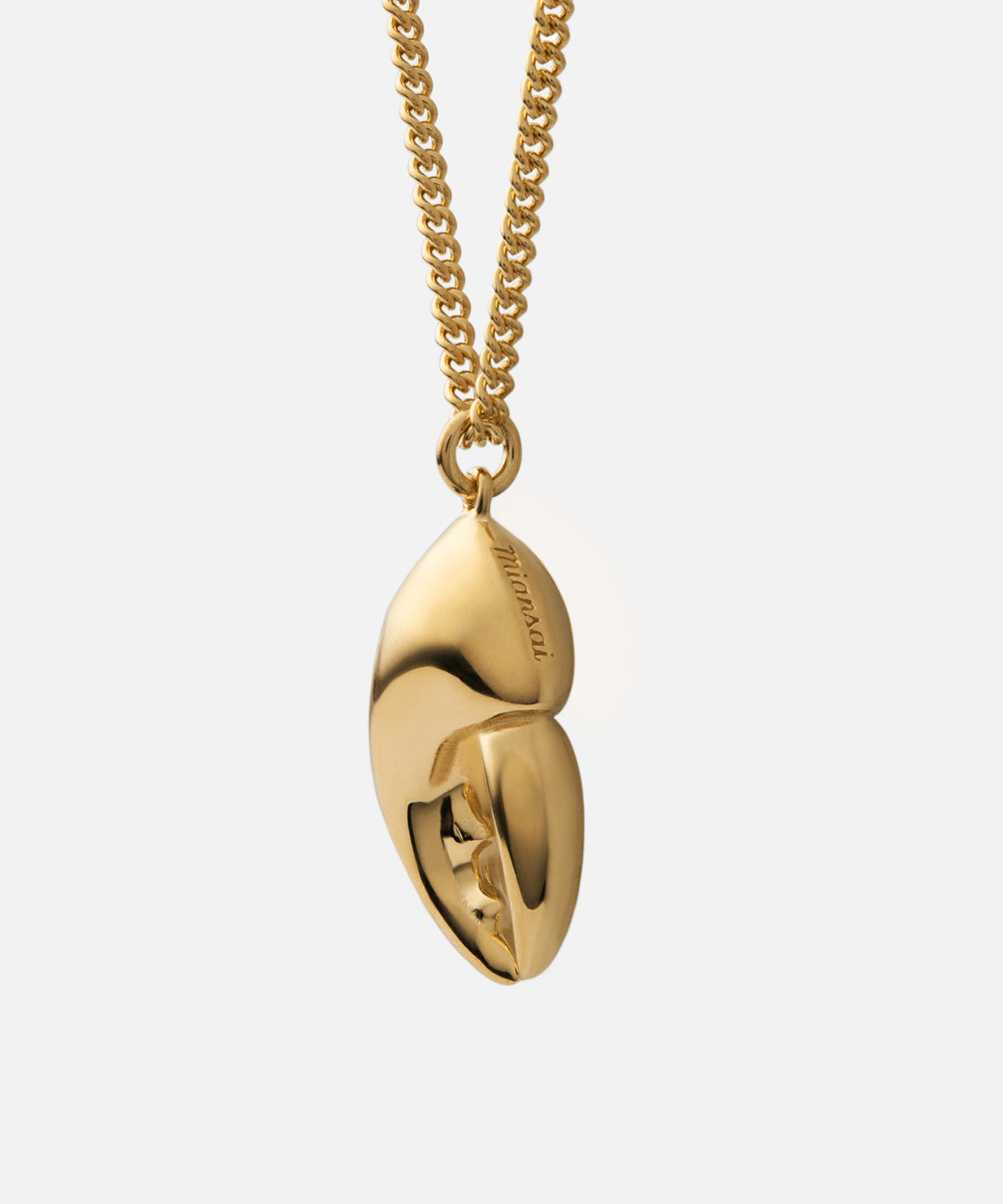Miansai Lobster Claw Pendant Necklace - Gold
