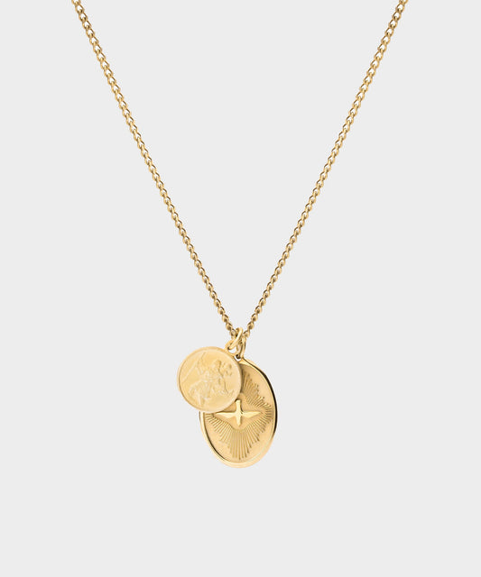 Miansai Gold Mini Dove Pendant Necklace - Gold
