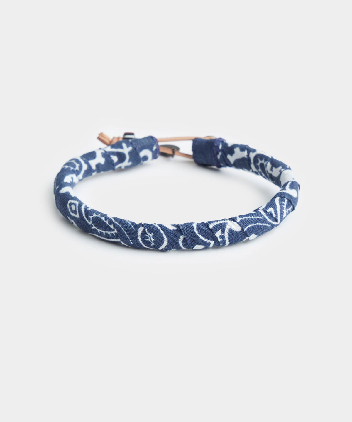Mikia Bandana Cotton Bracelet - Navy