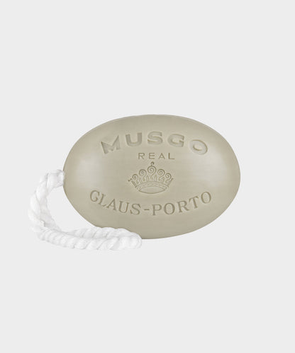 MUSGO REAL SOAP ON A ROPE, OAK MOSS - Black