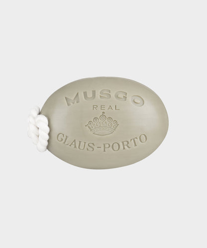 MUSGO REAL SOAP ON A ROPE, OAK MOSS - Black