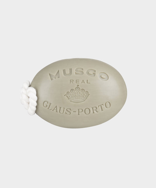 MUSGO REAL SOAP ON A ROPE, OAK MOSS - Black