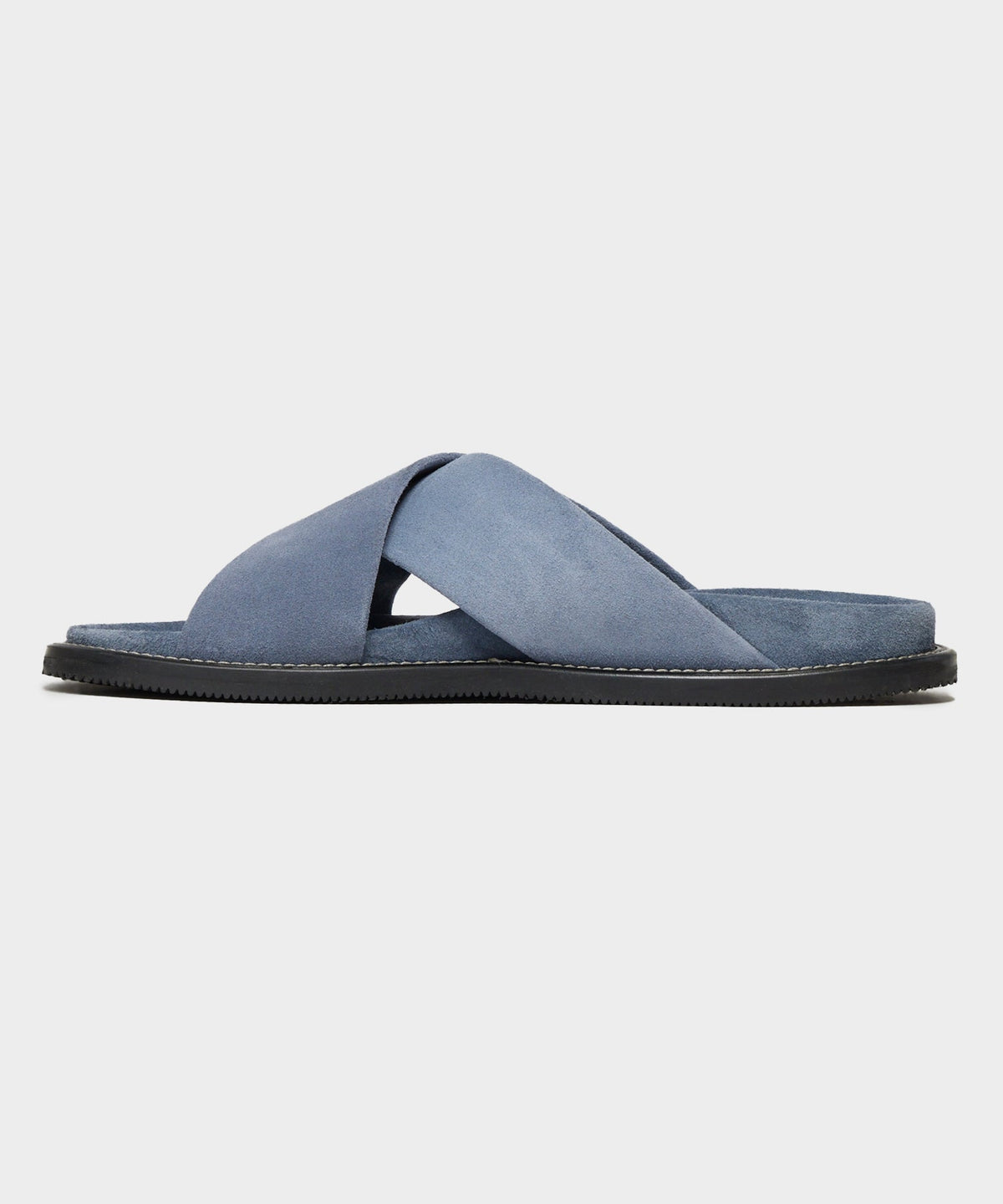 Nomad Suede Crossover Sandal - Steel Blue