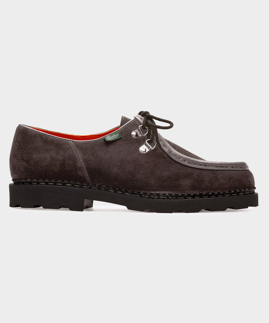 Paraboot Suede Michael Derby Shoe - Graphite