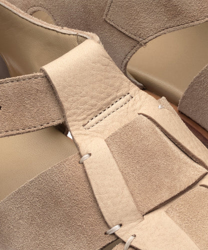 Paraboot Nubuck Sandal - Beige