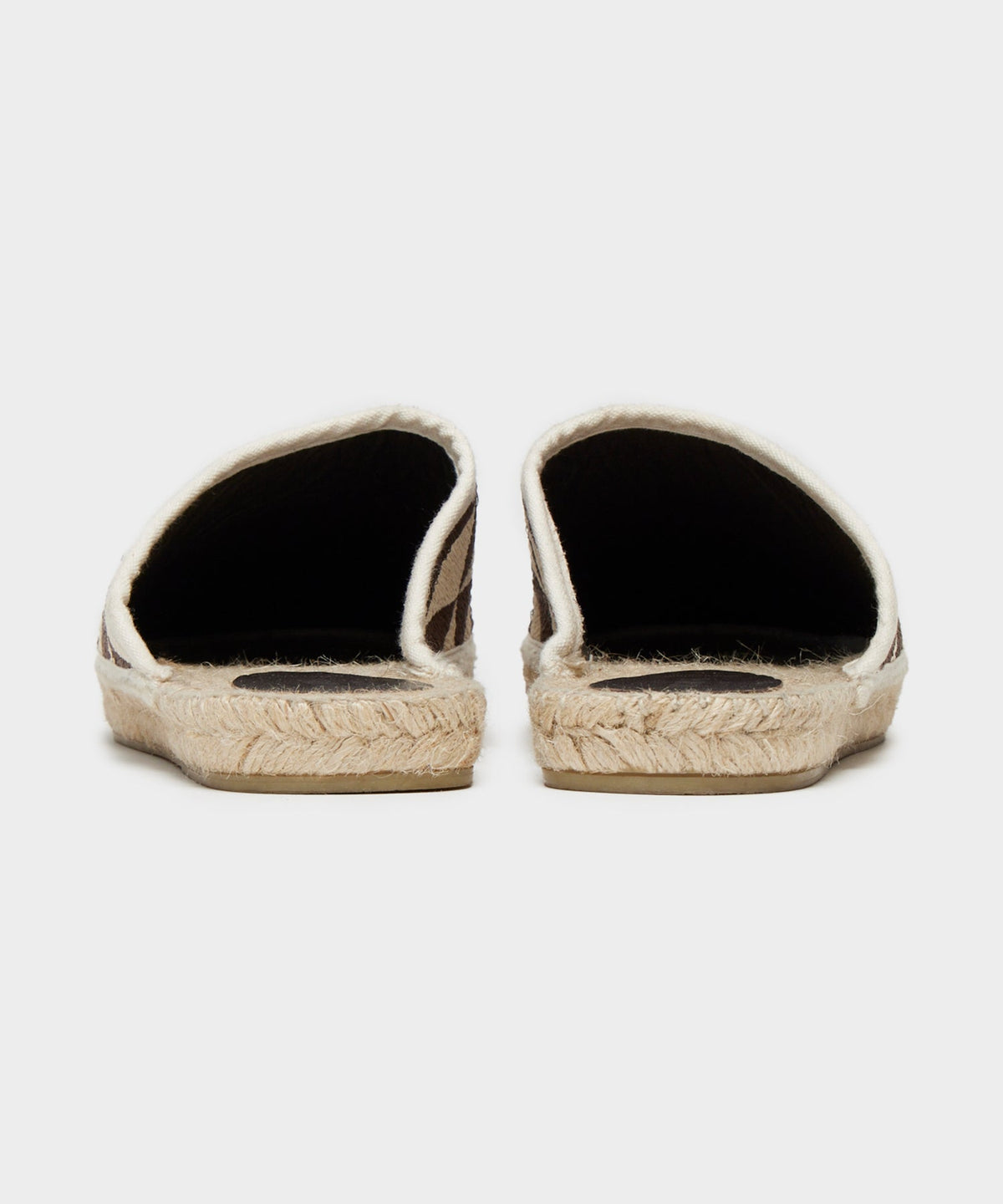 Patterned Espadrille Mule - Tan