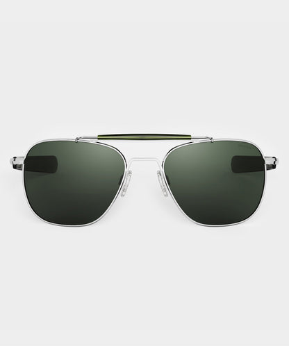 Randolph Glass Polarized Sunglasses AGX - Silver