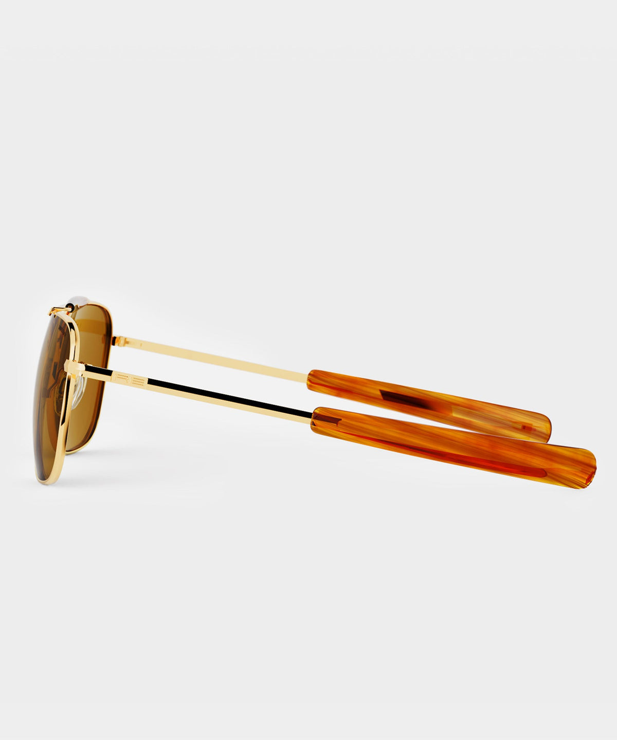 Randolph Glass Polarized Sunglasses - Gold