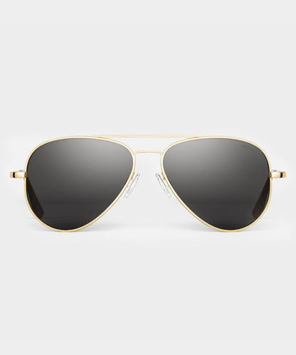 Randolph Skytec Glass Polarized Sunglasses - Gold