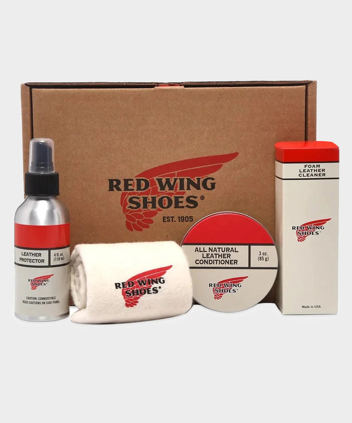Red Wing Oil-Tanned Leather Care Kit - Black