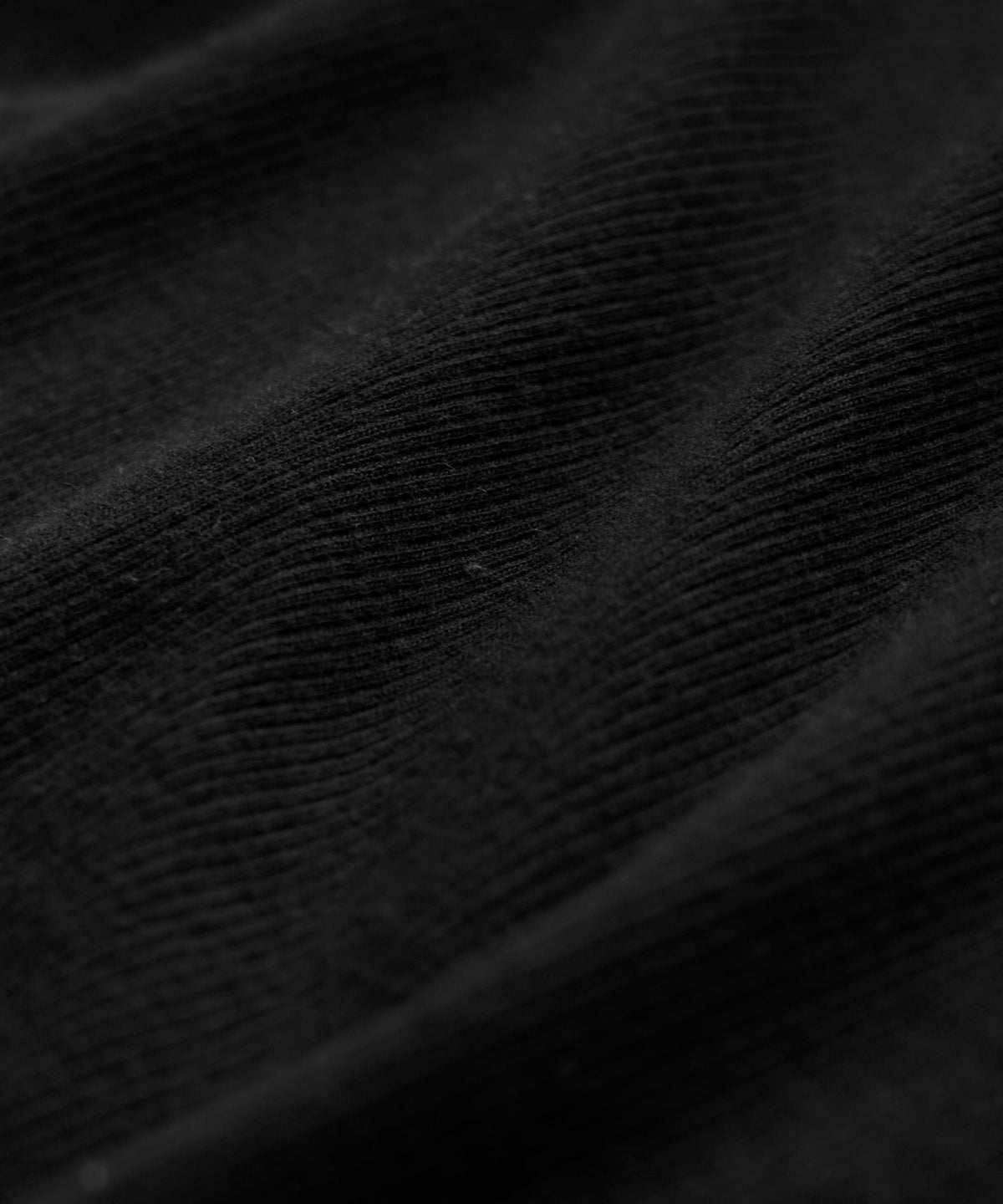 Slim Ribbed Tank - Black