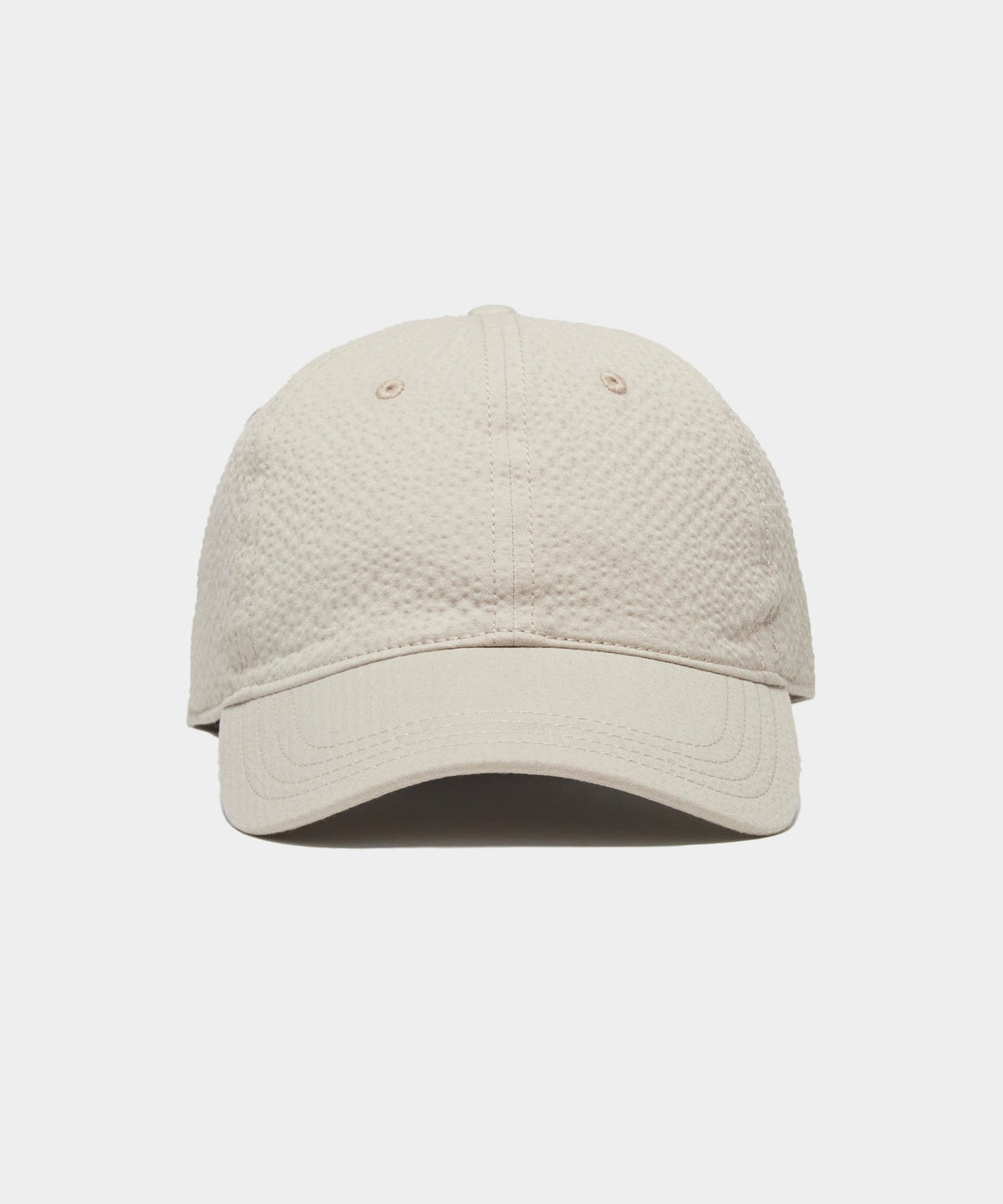 Seersucker Baseball Cap - Tan