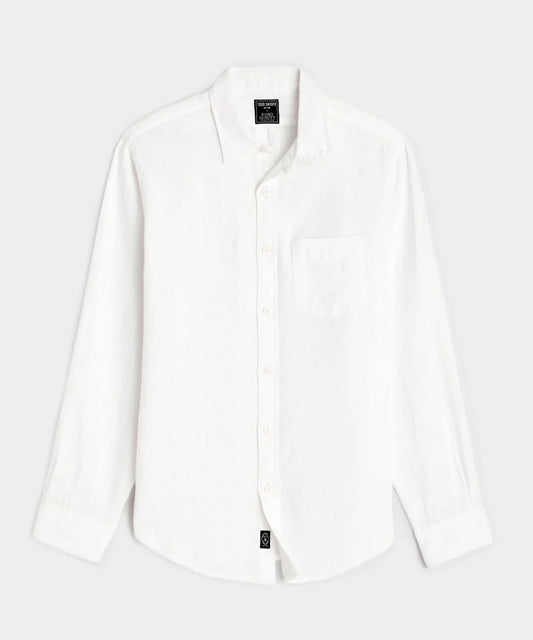 Sea Soft Irish Linen Shirt - White