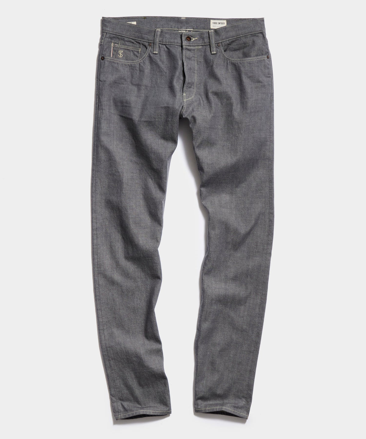Slim Lightweight Japanese Selvedge Jean - Charcoal