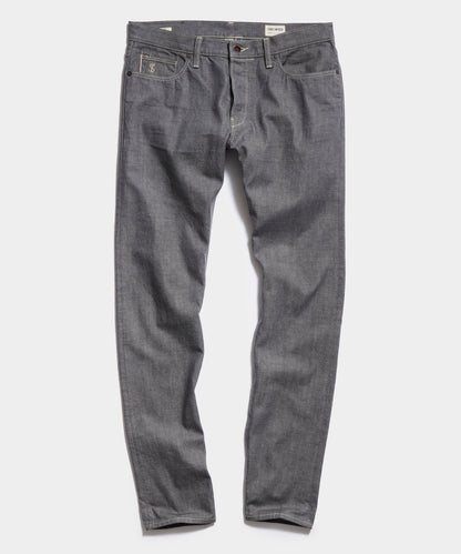 Slim Lightweight Japanese Selvedge Jean - Charcoal