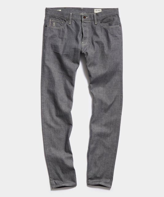 Slim Lightweight Japanese Selvedge Jean - Charcoal