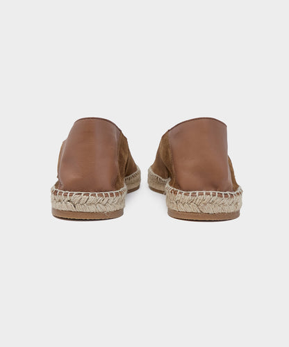 Nomad Suede Espadrille - Tobacco