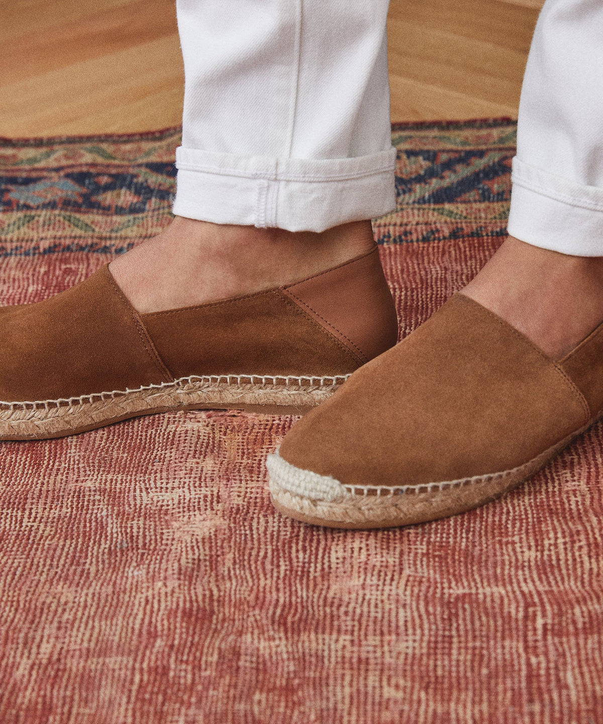 Nomad Suede Espadrille - Tobacco