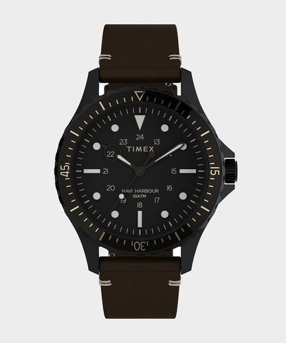 Timex Navi Xl 3-hand 41mm Black Case Black Dial - Black