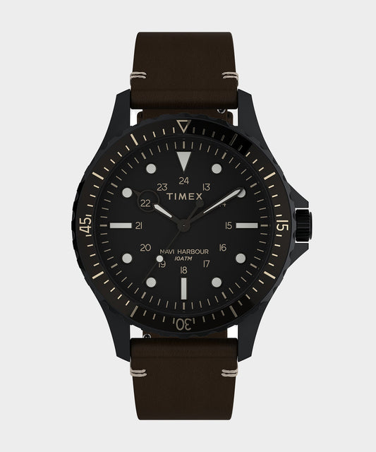 Timex Navi Xl 3-hand 41mm Black Case Black Dial - Black