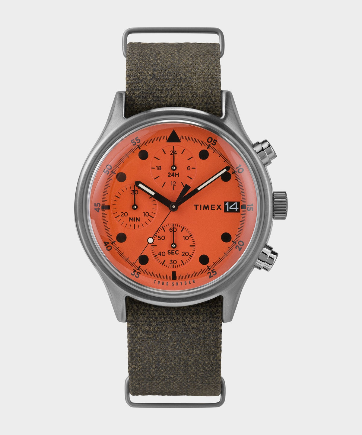 Todd Snyder x Timex MK-1 Sky King - Orange