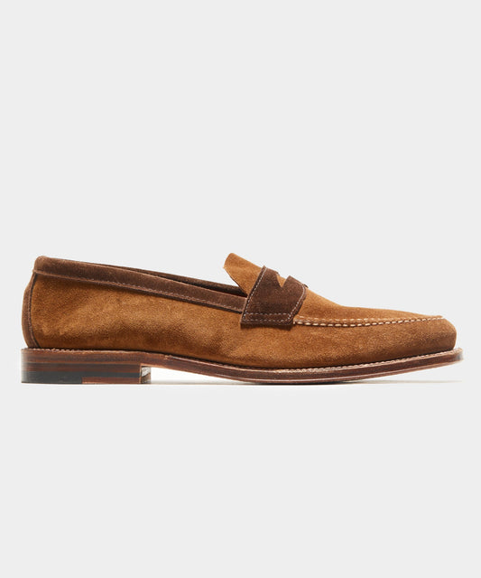 Todd Snyder x Alden Two-Tone Penny Loafer - Snuff