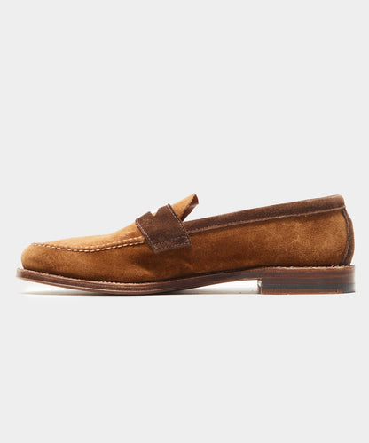Todd Snyder x Alden Two-Tone Penny Loafer - Snuff