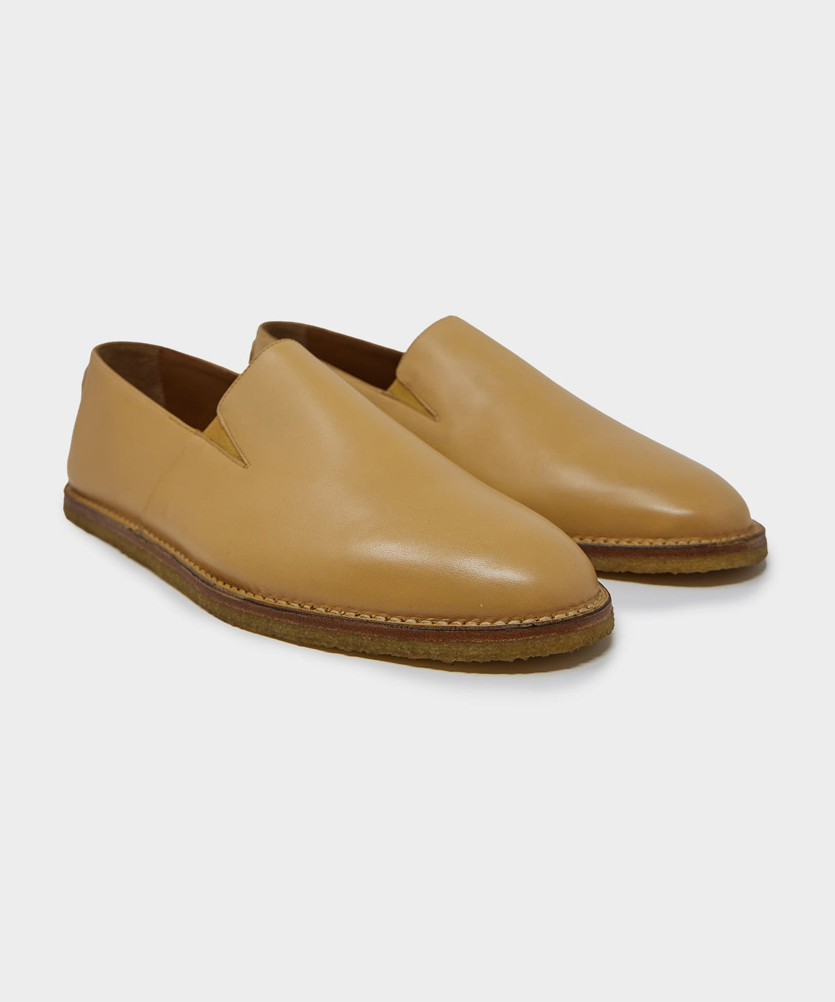 Todd Snyder x Armando Cabral Balanta Leather Espadrille - Camel
