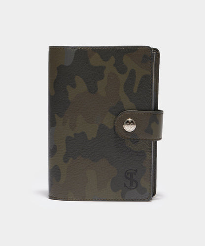 Todd Snyder x Ettinger Camo Pill Case - Olive Camo Print